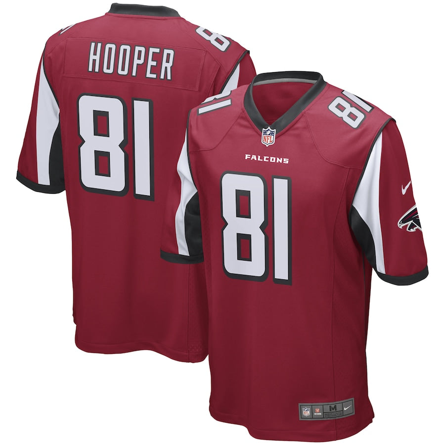 Atlanta Falcons Austin Hooper Game Red Football Jersey product image