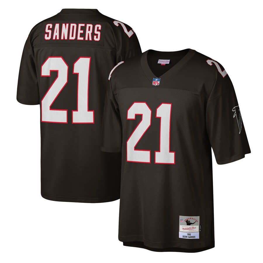 Atlanta Falcons Deion Sanders Legacy Black Football Jersey product image
