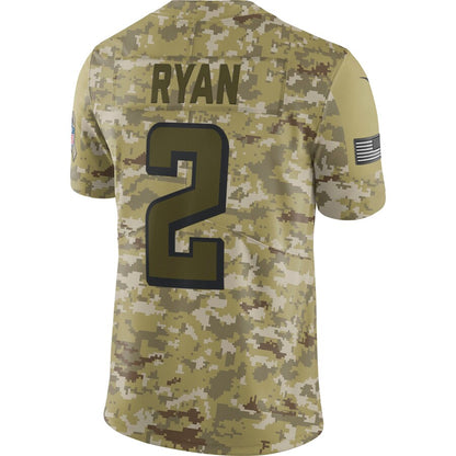Atlanta Falcons Matt Ryan Camo Limited Salute To Service Football Jersey product image
