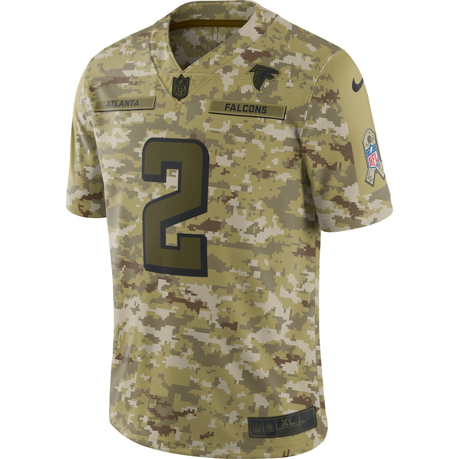 Atlanta Falcons Matt Ryan Camo Limited Salute To Service Football Jersey product image