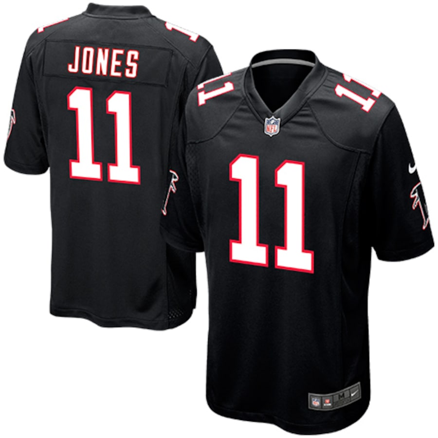 Atlanta Falcons Julio Jones Alternate Game Black Football Jersey product image