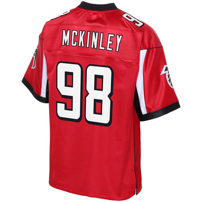 ATL TM  Pro Line Red Big Tall Jersey rtj football 4558