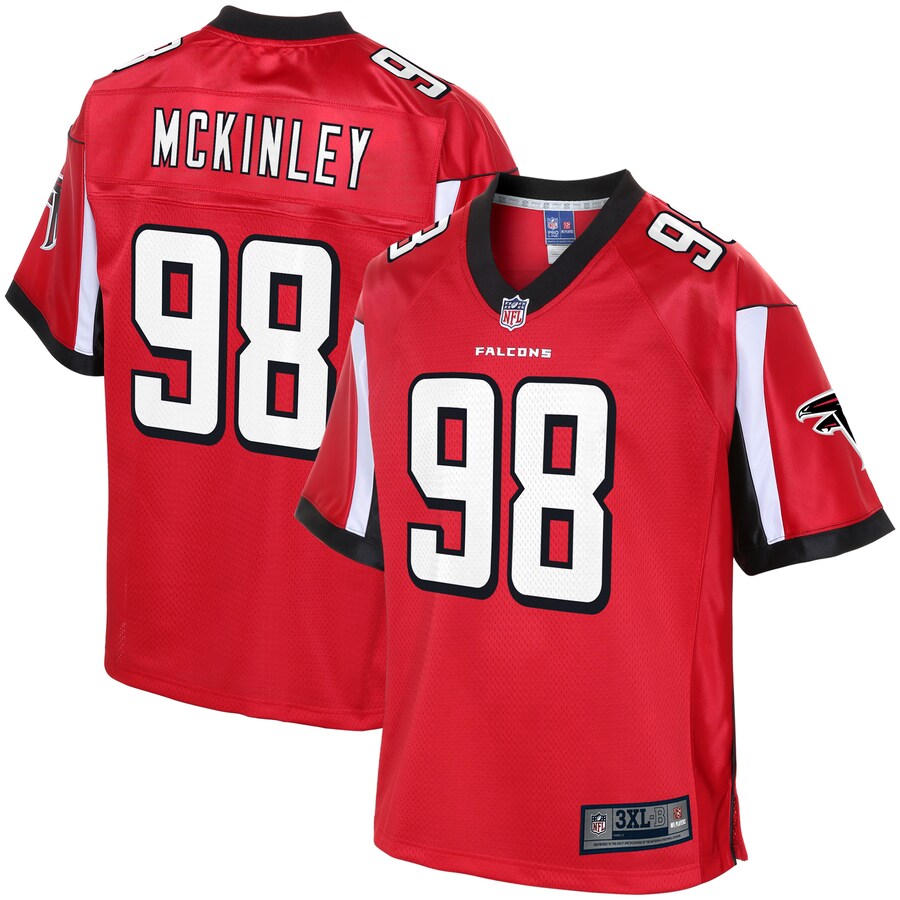 ATL TM  Pro Line Red Big Tall Jersey rtj football 4558