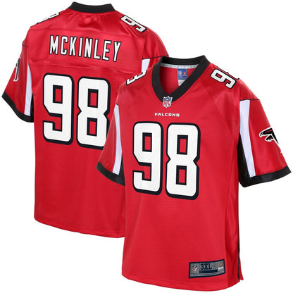 ATL TM  Pro Line Red Big Tall Jersey rtj football 4558