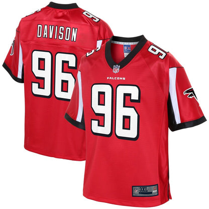 Atlanta Falcons Tyeler Davison Pro Line Big & Tall Red Football Jersey product image