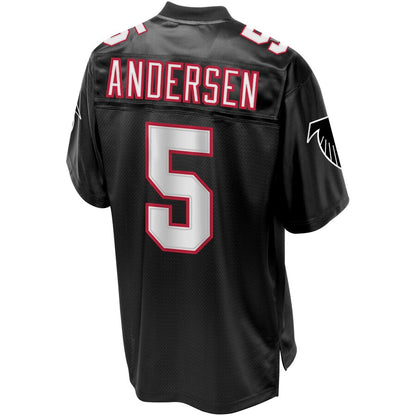Atlanta Falcons Morten Andersen Pro Line Black Football Jersey product image