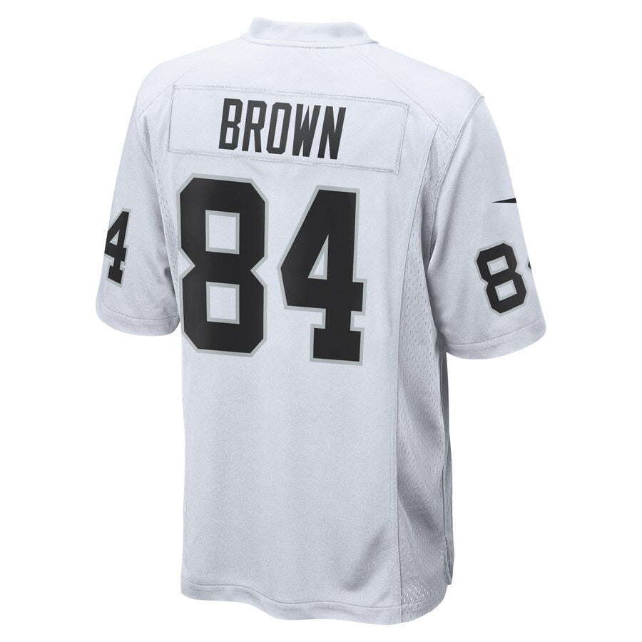 Las Vegas Raiders Antonio Brown Game White Football Jersey product image