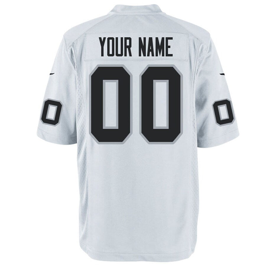 Las Vegas Raiders Customized Game White Football Jersey product image