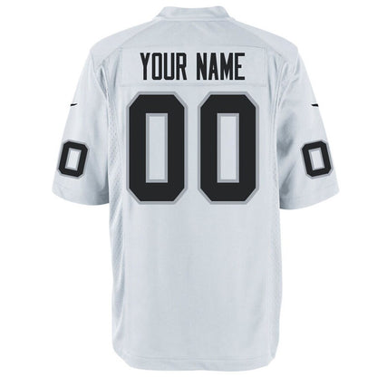 Las Vegas Raiders Customized Game White Football Jersey product image