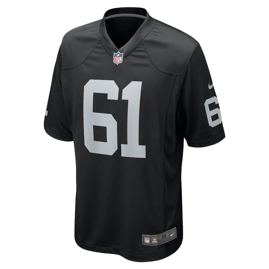 Las Vegas Raiders Rodney Hudson Game Black Football Jersey product image
