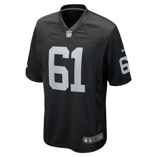 Las Vegas Raiders Rodney Hudson Game Black Football Jersey product image