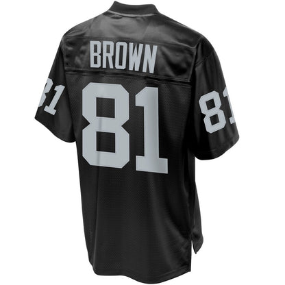 Las Vegas Raiders Tim Brown Pro Line Black Football Jersey product image