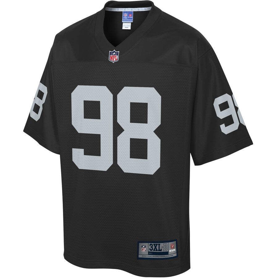 Las Vegas Raiders Maxx Crosby Pro Line Big & Tall Black Football Jersey product image