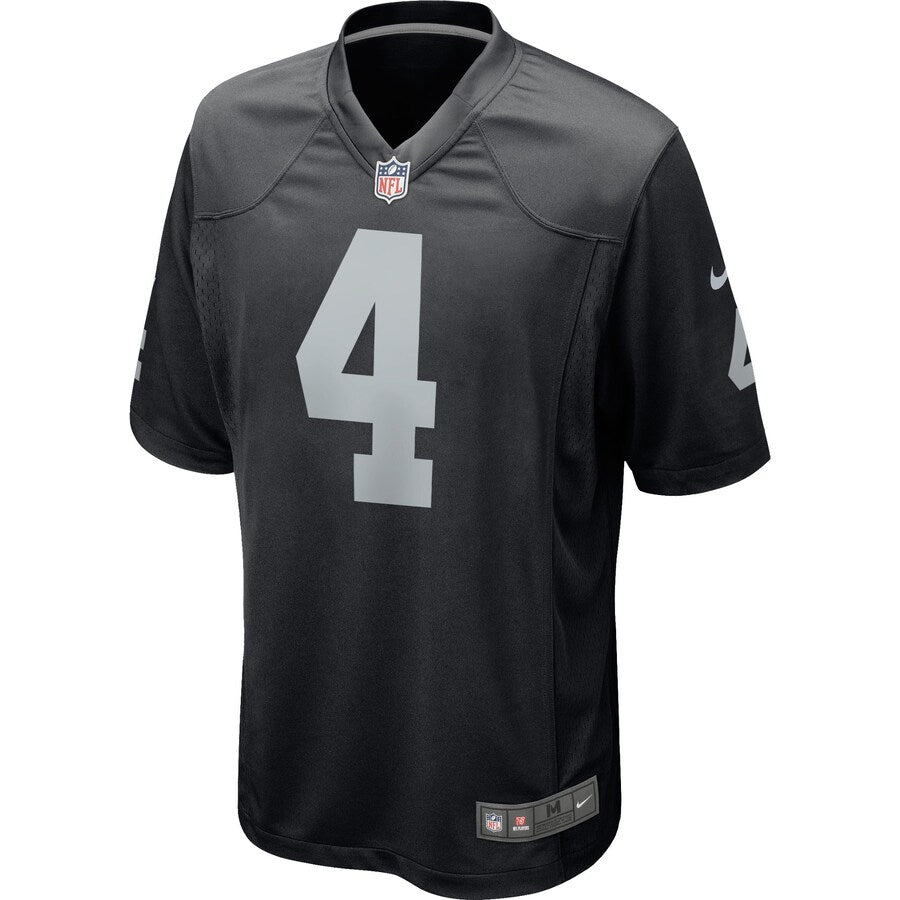 Las Vegas Raiders Derek Carr Game Black Football Jersey product image