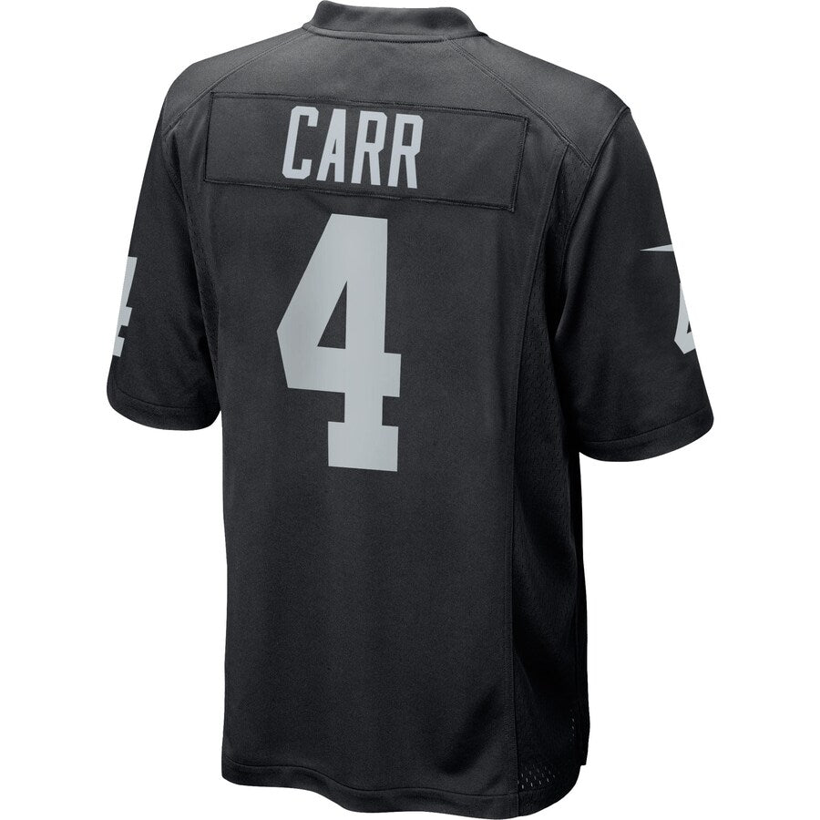 Las Vegas Raiders Derek Carr Game Black Football Jersey product image