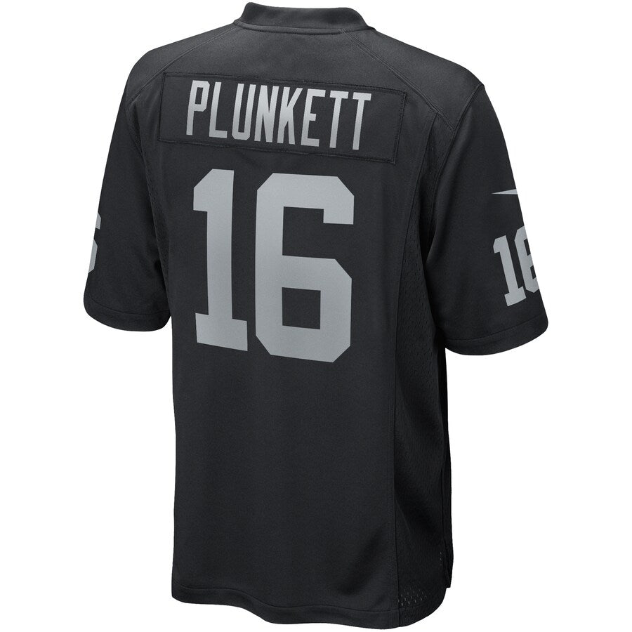Las Vegas Raiders Jim Plunkett Game Black Football Jersey product image