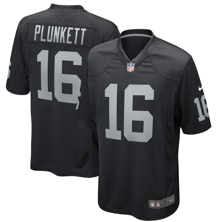 Las Vegas Raiders Jim Plunkett Game Black Football Jersey product image