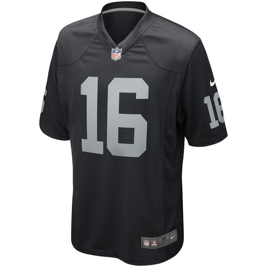 Las Vegas Raiders Jim Plunkett Game Black Football Jersey product image