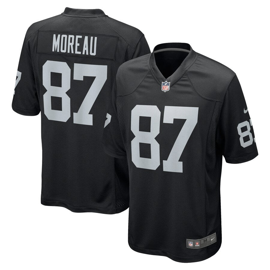 Las Vegas Raiders Foster Moreau Game Black Football Jersey product image
