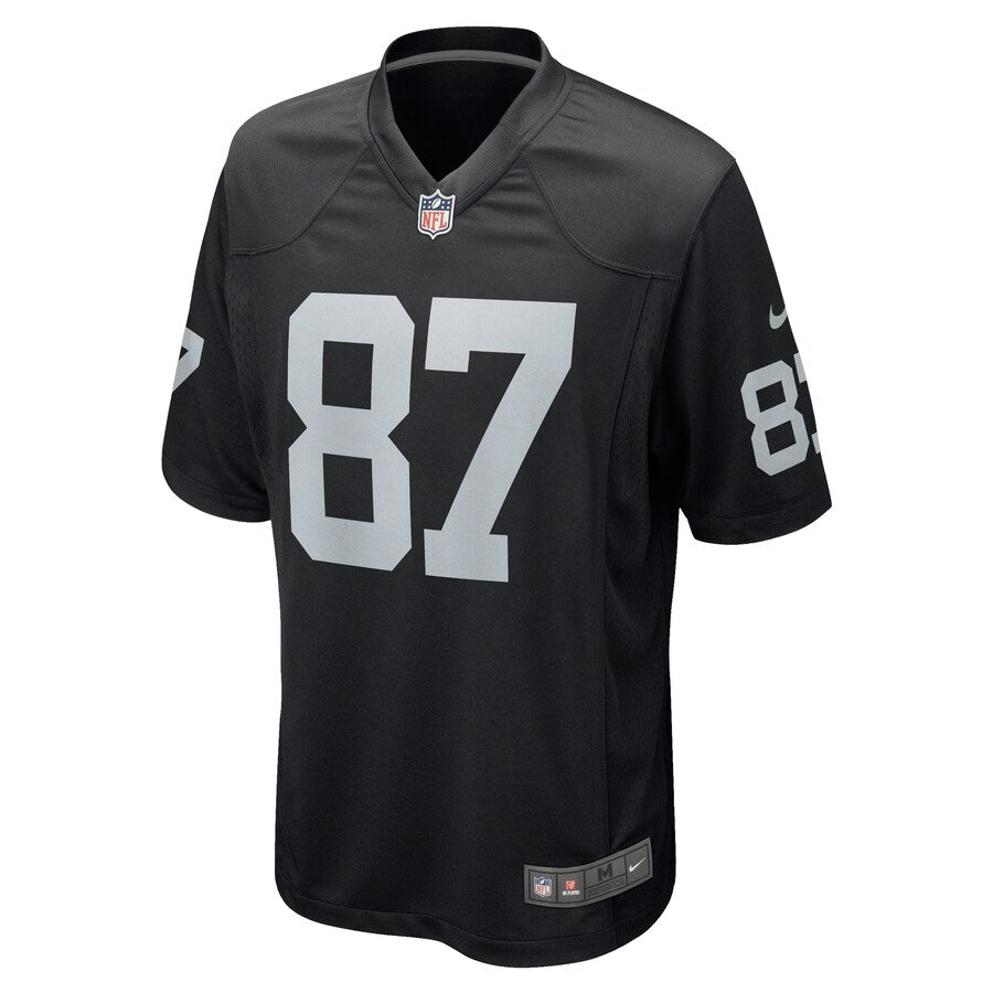 Las Vegas Raiders Foster Moreau Game Black Football Jersey product image