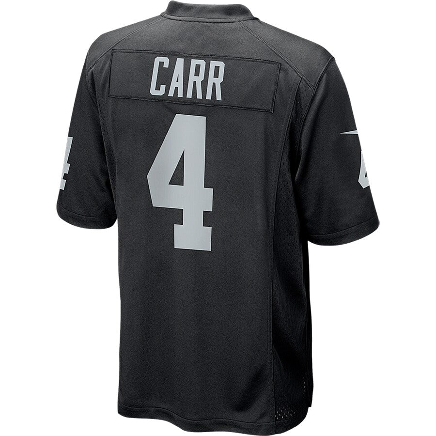 Las Vegas Raiders Derek Carr Game Black Football Jersey product image