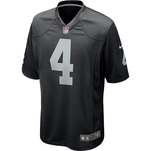 Las Vegas Raiders Derek Carr Game Black Football Jersey product image