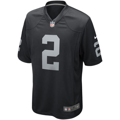 Las Vegas Raiders Daniel Carlson Game Black Football Jersey product image