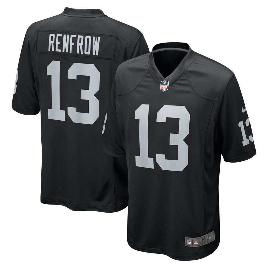 Las Vegas Raiders Hunter Renfrow Game Black Football Jersey product image