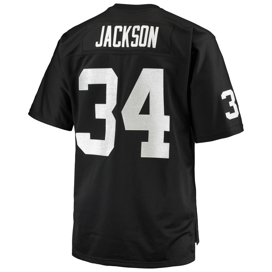 Las Vegas Raiders Bo Jackson 1988 Big & Tall Black Football Jersey product image