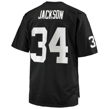 Las Vegas Raiders Bo Jackson 1988 Big & Tall Black Football Jersey product image