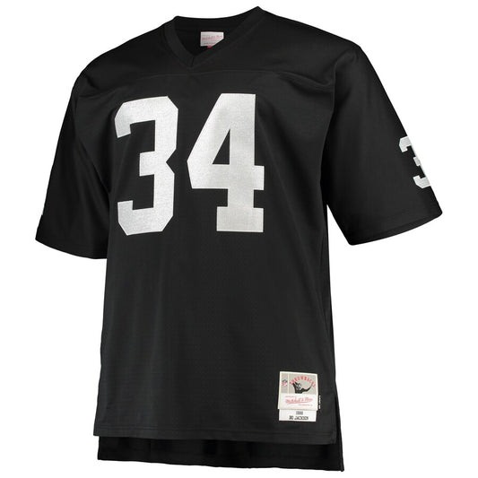 Las Vegas Raiders Bo Jackson 1988 Big & Tall Black Football Jersey product image