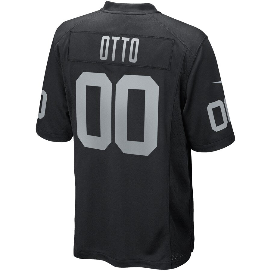 Las Vegas Raiders Jim Otto Game Black Football Jersey product image