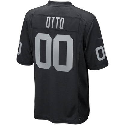 Las Vegas Raiders Jim Otto Game Black Football Jersey product image