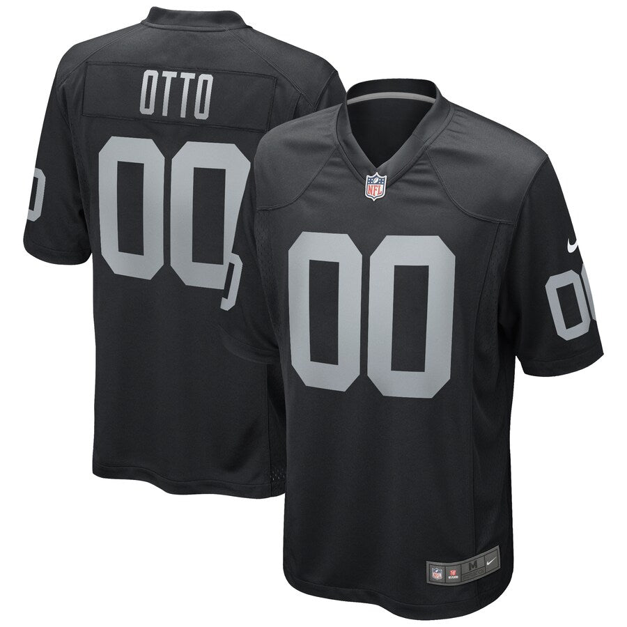 Las Vegas Raiders Jim Otto Game Black Football Jersey product image
