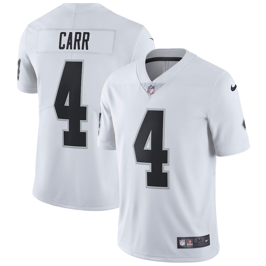 Las Vegas Raiders Derek Carr Limited White Football Jersey product image