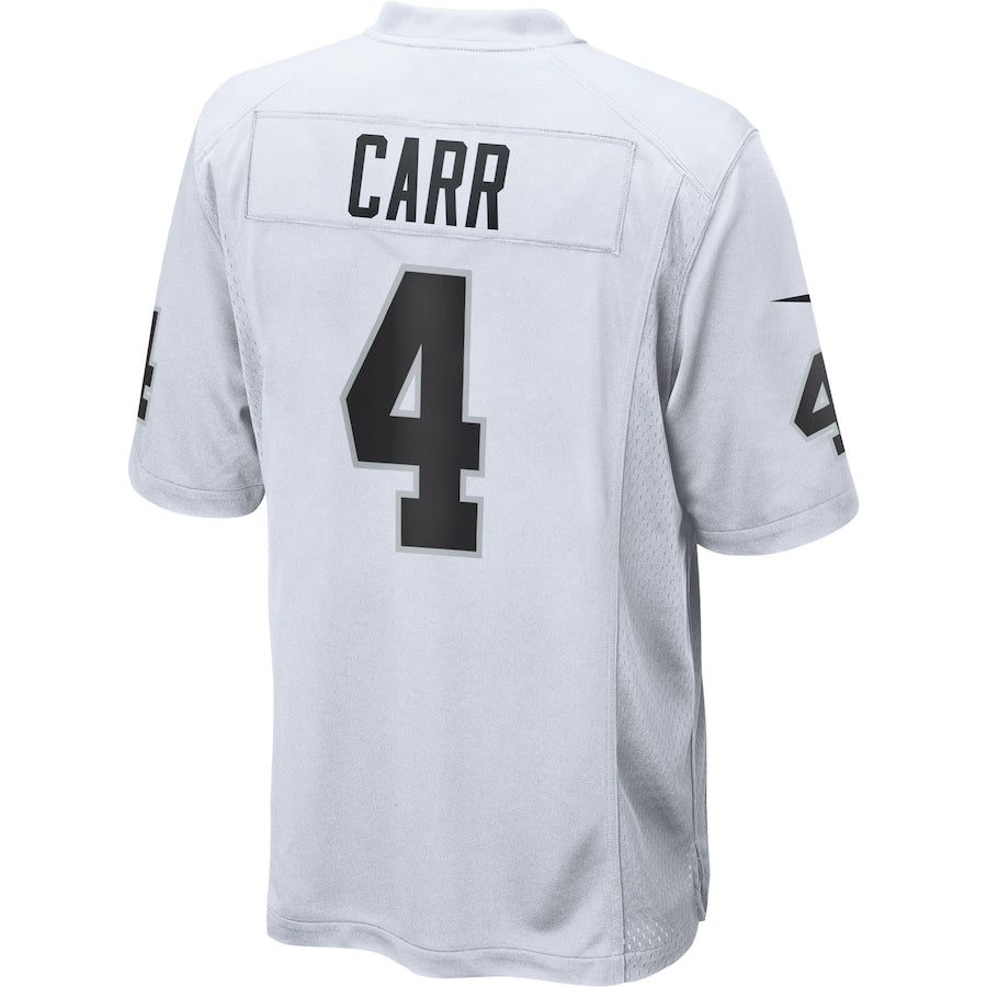 Las Vegas Raiders Derek Carr Game White Football Jersey product image