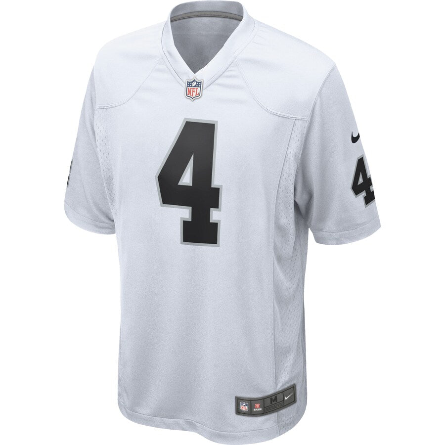 Las Vegas Raiders Derek Carr Game White Football Jersey product image