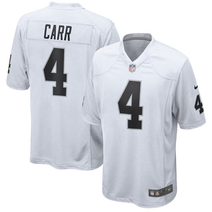 Las Vegas Raiders Derek Carr Game White Football Jersey product image