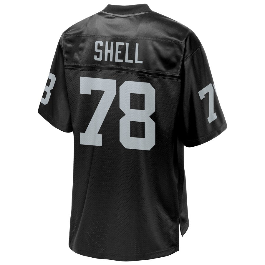 Las Vegas Raiders Art Shell Pro Line Black Football Jersey product image