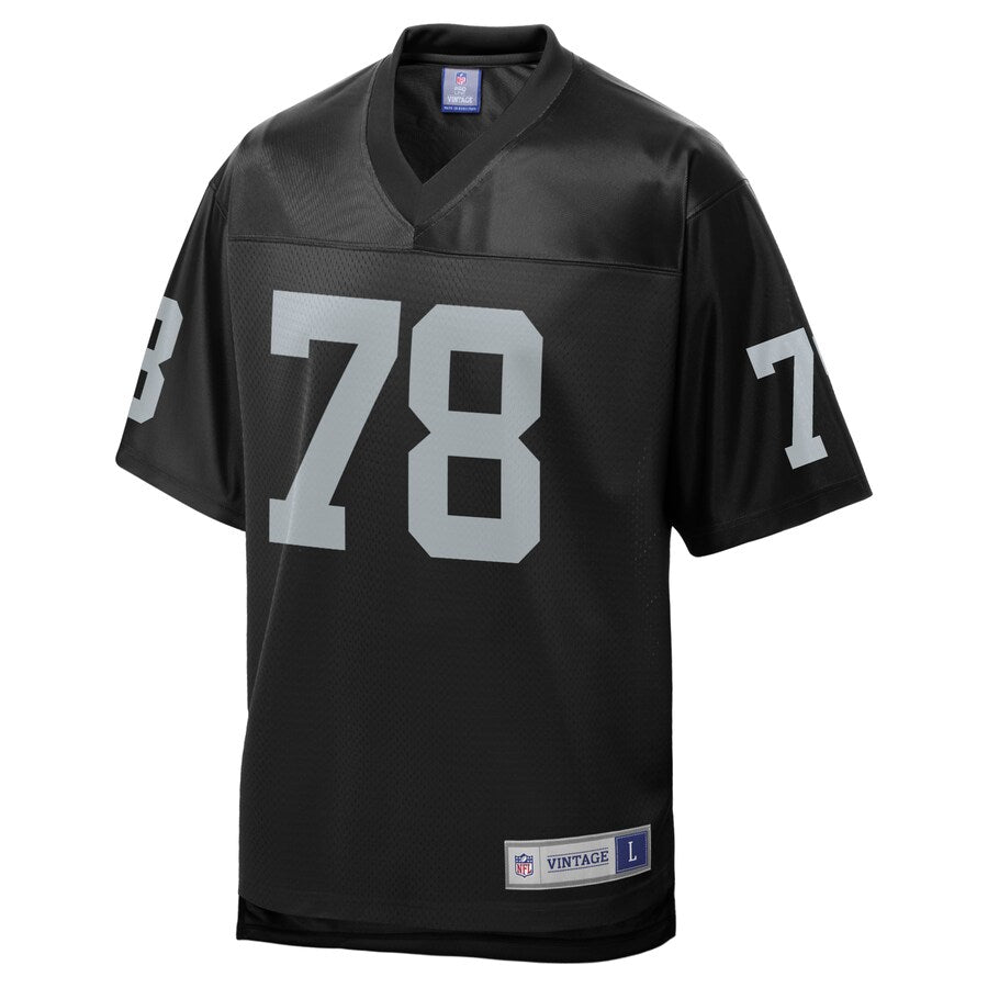 Las Vegas Raiders Art Shell Pro Line Black Football Jersey product image