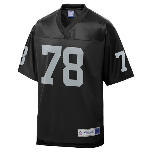 Las Vegas Raiders Art Shell Pro Line Black Football Jersey product image