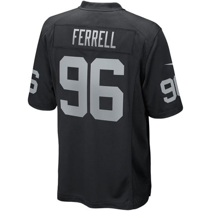 Las Vegas Raiders Clelin Ferrell Game Black Football Jersey product image
