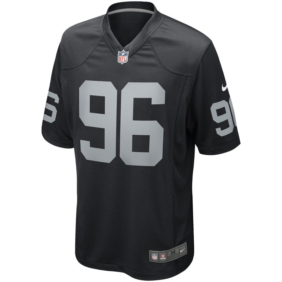 Las Vegas Raiders Clelin Ferrell Game Black Football Jersey product image