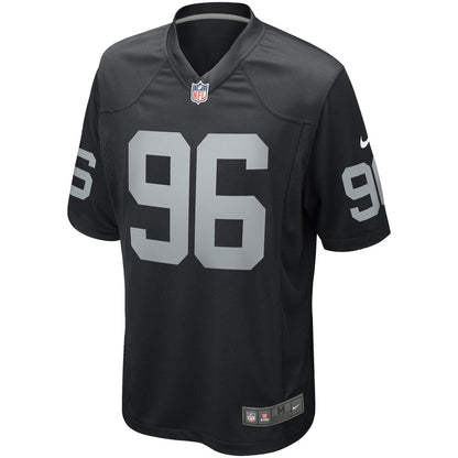 Las Vegas Raiders Clelin Ferrell Game Black Football Jersey product image