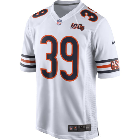 CHI EJ White 100th Season Game Jersey rtj football 5608