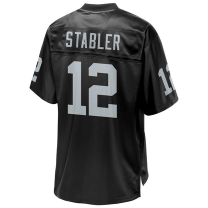 Las Vegas Raiders Ken Stabler Pro Line Black Football Jersey product image