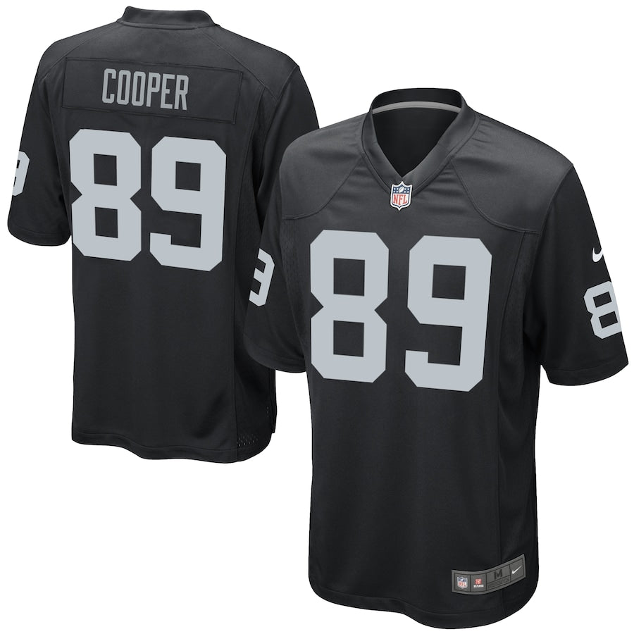 Las Vegas Raiders Amari Cooper Game Black Football Jersey product image