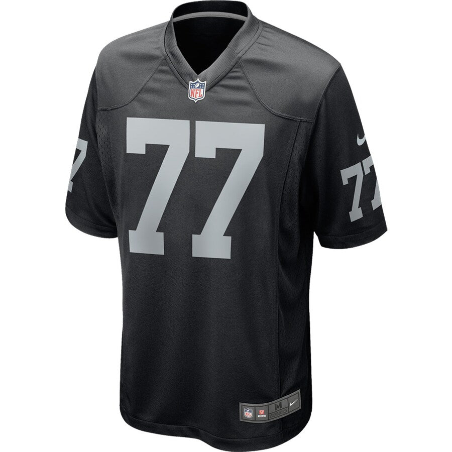Las Vegas Raiders Kolton Miller Game Black Football Jersey product image