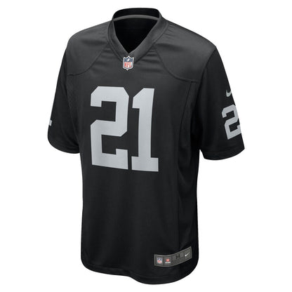 Las Vegas Raiders Amik Robertson Team Game Black Football Jersey product image