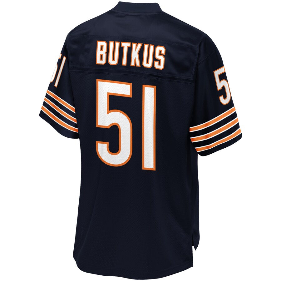 Chicago Bears Dick Butkus Pro Line Navy Football Jersey product image